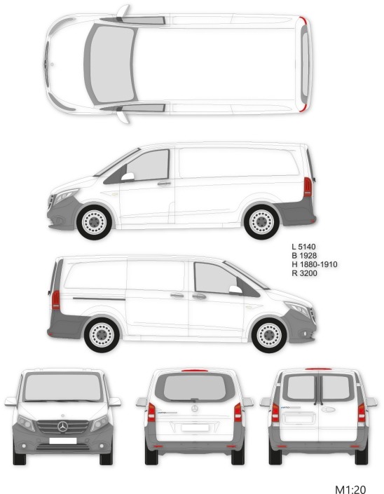 PIXITEC Fahrzeugbeschriftung Vorlagen Layouts