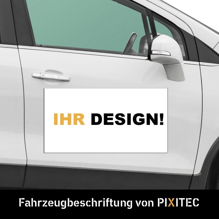 PIXITEC Magnetschild Fahrzeugbeschriftung bedruckt